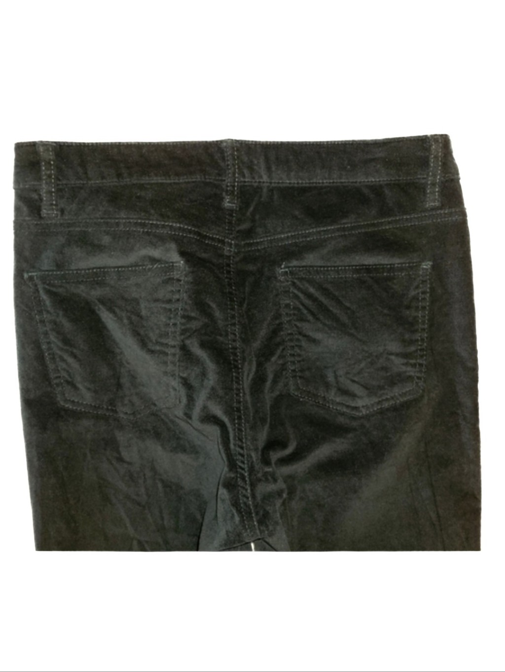Buffalo David Bitton Mid-Rise Black Velvet Stretch Skinny Pants Size 8/29 — image 5 of 8